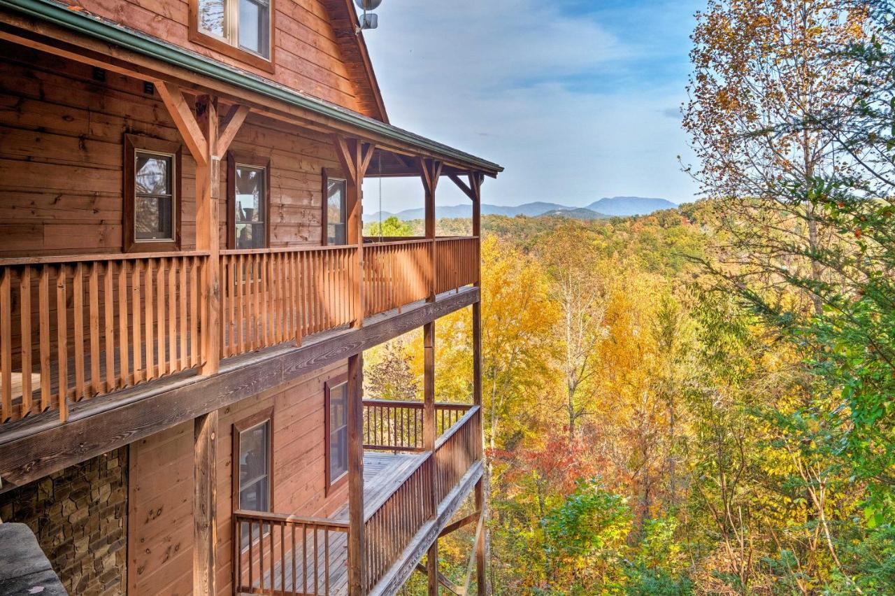 Pigeon Forge Cabin With Brand New Hot Tub And Views! Villa Сивиървил Екстериор снимка