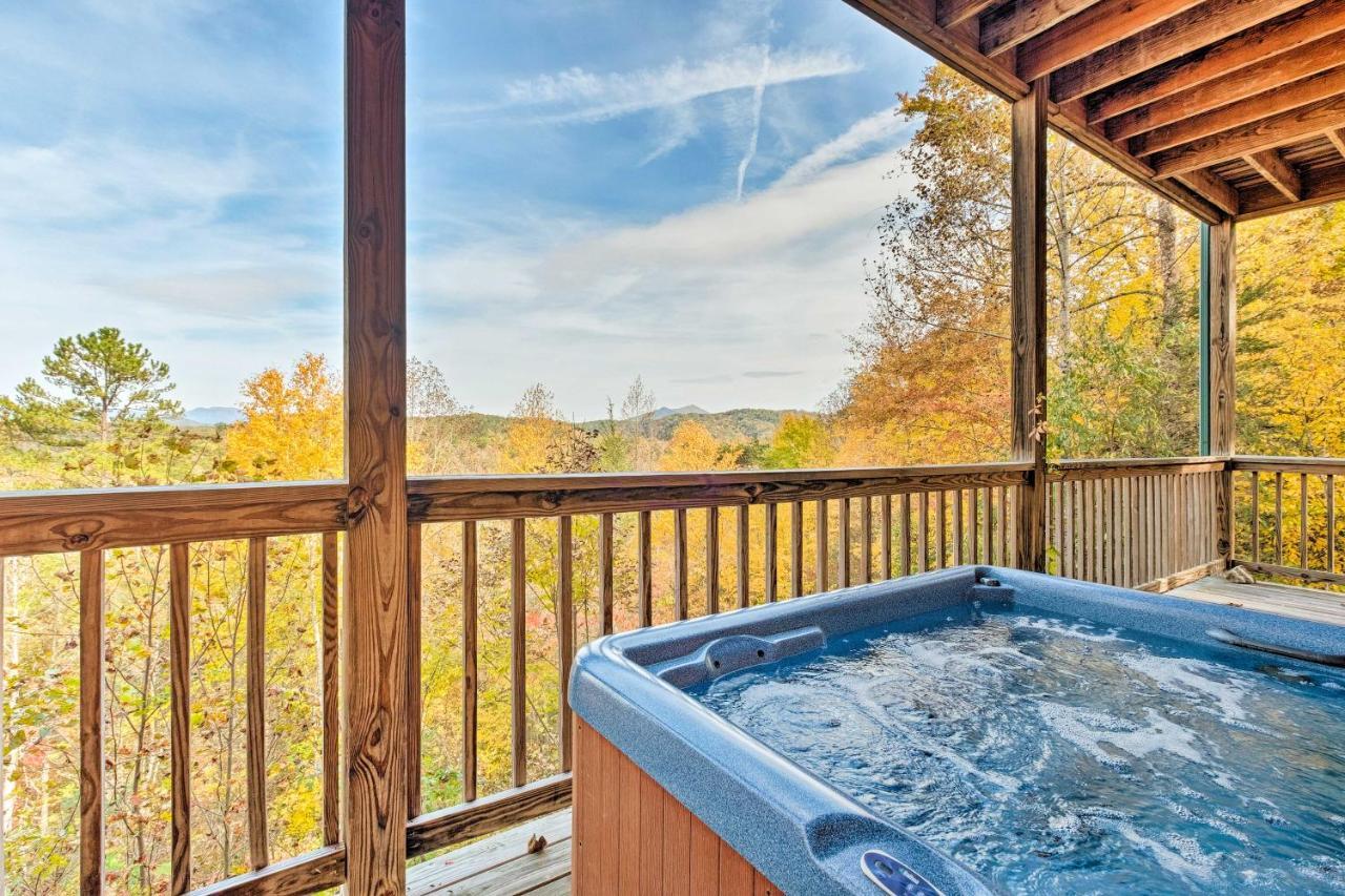 Pigeon Forge Cabin With Brand New Hot Tub And Views! Villa Сивиървил Екстериор снимка